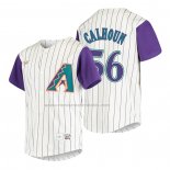 Camiseta Beisbol Nino Arizona Diamondbacks Kole Calhoun Cooperstown Collection Alterno Crema