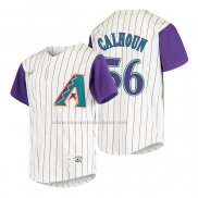 Camiseta Beisbol Nino Arizona Diamondbacks Kole Calhoun Cooperstown Collection Alterno Crema