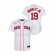 Camiseta Beisbol Nino Boston Red Sox Jackie Bradley Jr. Replica Primera Blanco