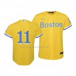 Camiseta Beisbol Nino Boston Red Sox Rafael Devers 2021 City Connect Replica Oro