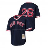 Camiseta Beisbol Nino Boston Red Sox Wade Boggs Cooperstown Collection Mesh Batting Practice Azul