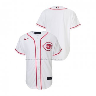 Camiseta Beisbol Nino Cincinnati Reds Replica Primera Blanco