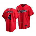 Camiseta Beisbol Nino Cleveland Guardians Bradley Zimmer Replica Alterno 2020 Rojo
