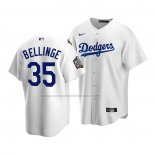 Camiseta Beisbol Nino Los Angeles Dodgers Cody Bellinger Primera Replica 2020 Blanco