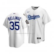 Camiseta Beisbol Nino Los Angeles Dodgers Cody Bellinger Primera Replica 2020 Blanco