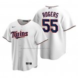 Camiseta Beisbol Nino Minnesota Twins Taylor Rogers Replica Primera Blanco