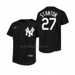 Camiseta Beisbol Nino New York Yankees Giancarlo Stanton Replica Negro