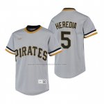 Camiseta Beisbol Nino Pittsburgh Pirates Guillermo Heredia Cooperstown Collection Road Gris Camiseta Beisbol Nino Pittsburgh Pirates Guillermo Heredia Cooperstown Collection Road Gris