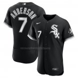 Camiseta Beisbol Hombre Chicago White Sox Tim Anderson Alterno Autentico Negro