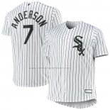 Camiseta Beisbol Hombre Chicago White Sox Tim Anderson Big & Tall Replica Blanco
