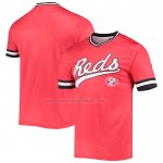 Camiseta Beisbol Hombre Cincinnati Reds Cooperstown Collection V-Neck Rojo Camiseta Beisbol Hombre Cincinnati Reds Cooperstown Collection V-Neck Rojo