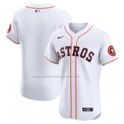 Camiseta Beisbol Hombre Houston Astros Primera Elite Blanco