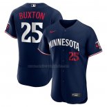 Camiseta Beisbol Hombre Minnesota Twins Byron Buxton Alterno Autentico Azul