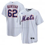Camiseta Beisbol Hombre New York Mets Jose Quintana Primera Replica Blanco