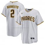 Camiseta Beisbol Hombre San Diego Padres Xander Bogaerts Primera Replica Blanco
