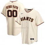 Camiseta Beisbol Hombre San Francisco Giants Pick-A-Player Retired Roster Primera Replica Crema