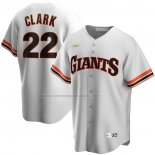 Camiseta Beisbol Hombre San Francisco Giants Will Clark Primera Cooperstown Collection Blanco