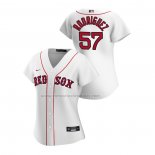 Camiseta Beisbol Mujer Boston Red Sox Eduardo Rodriguez Replica Primera 2020 Blanco