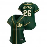 Camiseta Beisbol Mujer Oakland Athletics Matt Chapman Replica Alterno 2020 Verde