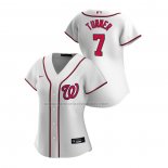 Camiseta Beisbol Mujer Washington Nationals Trea Turner Replica Primera 2020 Blanco
