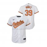 Camiseta Beisbol Nino Baltimore Orioles Renato Nunez Replica Primera Blanco