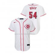 Camiseta Beisbol Nino Cincinnati Reds Sonny Gray Replica Primera Blanco