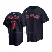 Camiseta Beisbol Nino Cleveland Guardians Jose Ramirez Replica Alterno 2020 Azul