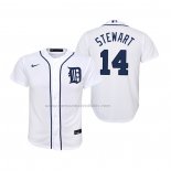 Camiseta Beisbol Nino Detroit Tigers Christin Stewart Replica Primera Blanco