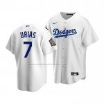 Camiseta Beisbol Nino Los Angeles Dodgers Julio Urias Primera Replica 2020 Blanco
