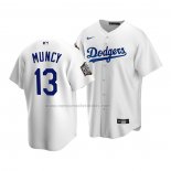 Camiseta Beisbol Nino Los Angeles Dodgers Max Muncy Primera Replica 2020 Blanco