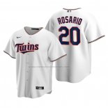 Camiseta Beisbol Nino Minnesota Twins Eddie Rosario Replica Primera Blanco