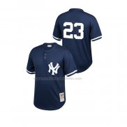 Camiseta Beisbol Nino New York Yankees Don Mattingly Cooperstown Collection Mesh Batting Practice Azul