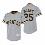 Camiseta Beisbol Nino Pittsburgh Pirates Gregory Polanco Cooperstown Collection Road Gris Camiseta Beisbol Nino Pittsburgh Pirates Gregory Polanco Cooperstown Collection Road Gris
