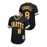 Camiseta Beisbol Nino Pittsburgh Pirates Willie Stargell Cooperstown Collection Mesh Batting Practice Negro