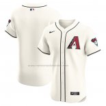 Camiseta Beisbol Hombre Arizona Diamondbacks Elite Crema