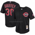 Camiseta Beisbol Hombre Cincinnati Reds Ken Griffey Jr. Mitchell & Ness Cooperstown Collection Batting Practice Negro Camiseta Beisbol Hombre Cincinnati Reds Ken Griffey Jr. Mitchell & Ness Cooperstown Collection Batting Practice Negro