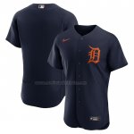 Camiseta Beisbol Hombre Detroit Tigers Alterno Autentico Naranja Azul Camiseta Beisbol Hombre Detroit Tigers Alterno Autentico Naranja Azul