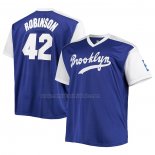 Camiseta Beisbol Hombre Los Angeles Dodgers Jackie Robinson Cooperstown Collection Replica Azul