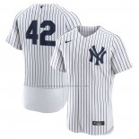 Camiseta Beisbol Hombre New York Yankees 2023 Jackie Robinson Day Autentico Blanco