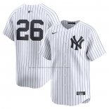 Camiseta Beisbol Hombre New York Yankees DJ LeMahieu Primera Limited Blanco