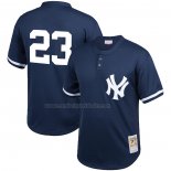 Camiseta Beisbol Hombre New York Yankees Don Mattingly Mitchell & Ness Big & Tall Cooperstown Collection Mesh Batting Azul