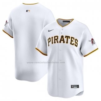 Camiseta Beisbol Hombre Pittsburgh Pirates Primera Limited Blanco