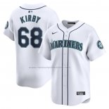Camiseta Beisbol Hombre Seattle Mariners George Kirby Primera Limited Blanco