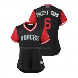 Camiseta Beisbol Mujer Arizona Diamondbacks David Peralta 2018 LLWS Players Weekend Freight Train Negro