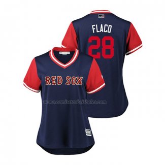 Camiseta Beisbol Mujer Boston Red Sox J.d. Martinez Replica Alterno 2020 Rojo