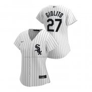 Camiseta Beisbol Mujer Chicago White Sox Lucas Giolito Replica Primera 2020 Blanco
