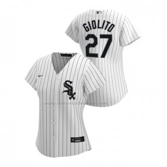 Camiseta Beisbol Mujer Chicago White Sox Lucas Giolito Replica Primera 2020 Blanco
