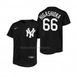 Camiseta Beisbol Nino New York Yankees Kyle Higashioka Replica Negro