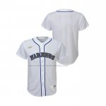 Camiseta Beisbol Nino Seattle Mariners Cooperstown Collection Blanco