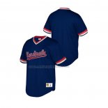 Camiseta Beisbol Nino St. Louis Cardinals Cooperstown Collection Mesh Wordmark V-Neck Azul